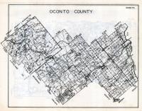 Oconto County Map, Wisconsin State Atlas 1933c